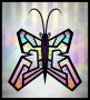multicolored butterfly graphic rainbow image