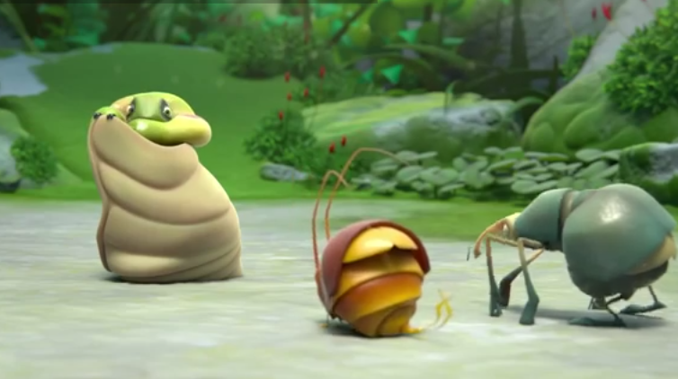 Sweet Cocoon caterpillar insects short film scene